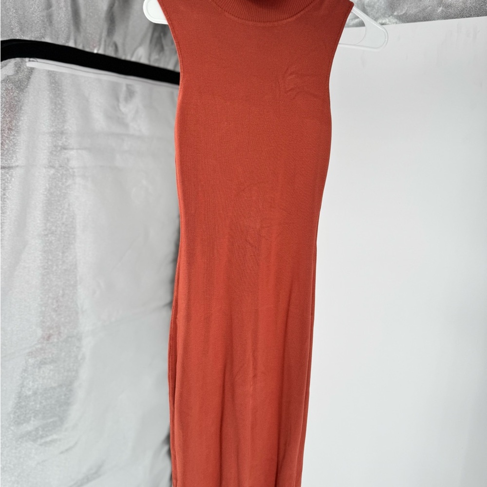 Forever 21 Sleeveless Terracotta Maxi Dress